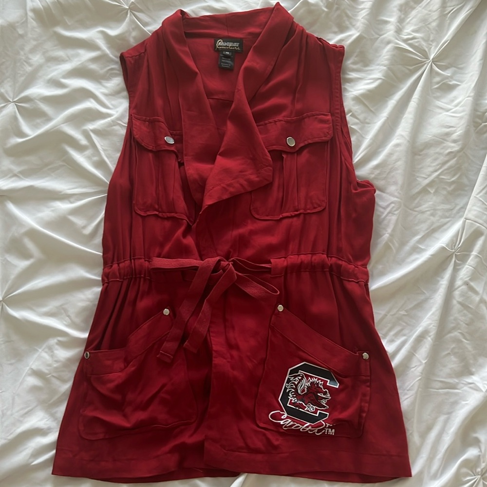 Gameday Couture Carolina Gamecock Vest